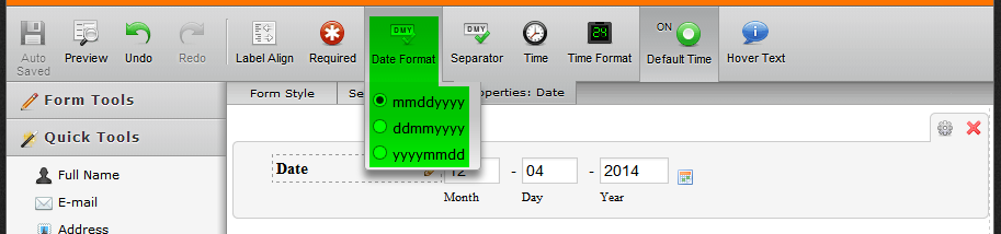 Change Date formatting jotform google calendar date format to match itDuzzit Image 1 Screenshot 20