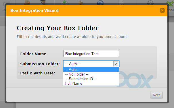 I want my form to create a file in a Box Screenshot 20