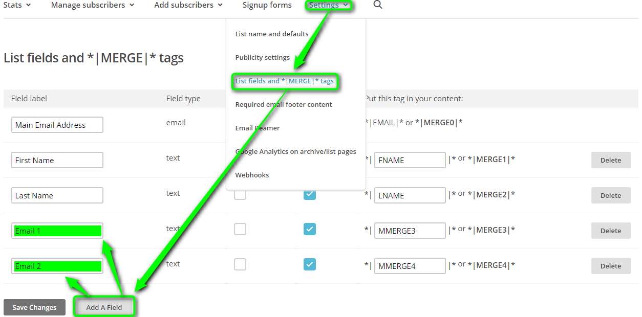 Can we integrate multiple e mails through mailchimp? Image 1 Screenshot 40