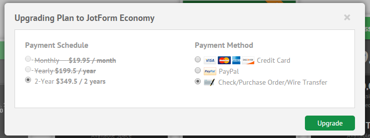 Is it possible to do a Subscription with a Purchase Order from a large orangization? Image 3 Screenshot 72