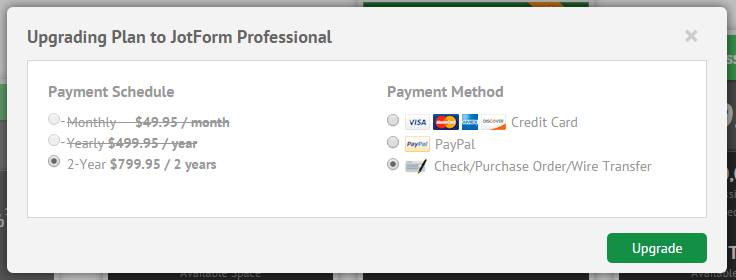 Is it possible to do a Subscription with a Purchase Order from a large orangization? Image 4 Screenshot 83