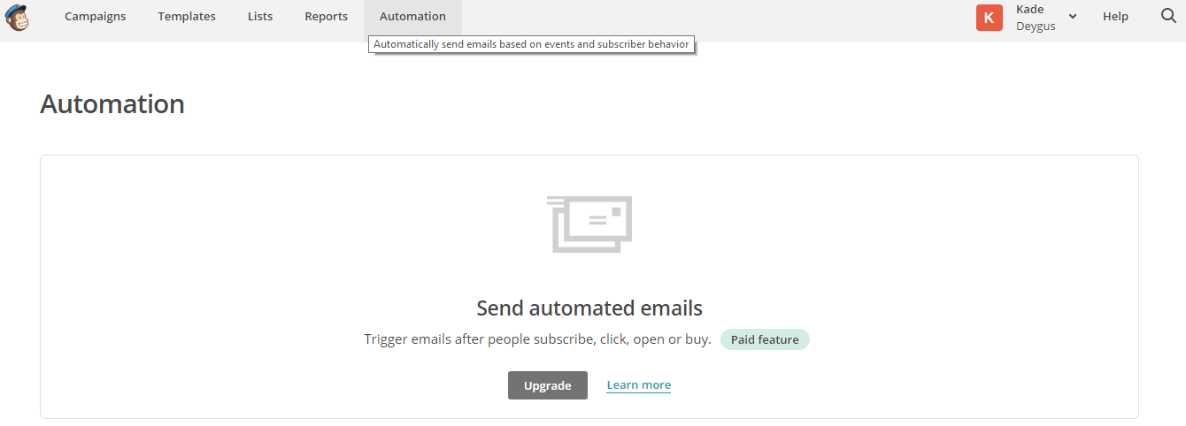 MailChimp welcome email not being sent(?) Image 1 Screenshot 20