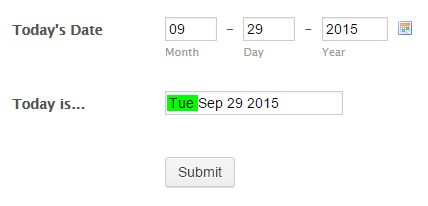 Is it possible to use the calculation field to ge the day of the week Image 1 Screenshot 20