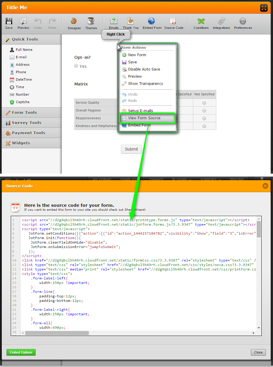 How to I find and Inspect the Form Source? Image 3 Screenshot 62