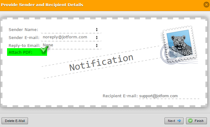 Is it possible to receive a pdf link after submission of form and receiving information? Image 2 Screenshot 41