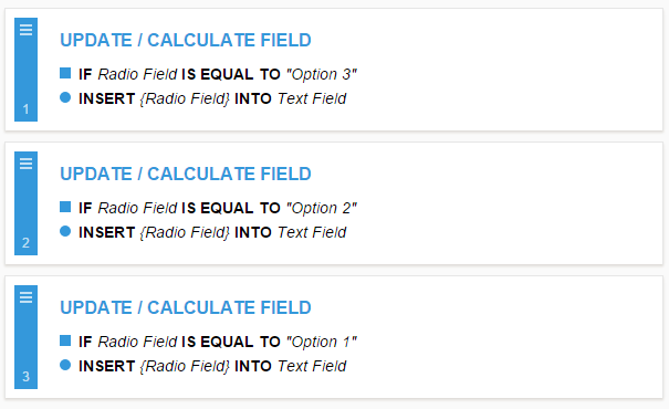 Is it possible to copy a radio field value to another radio field? Image 1 Screenshot 20