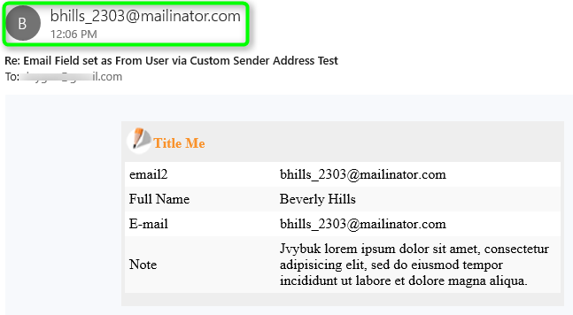 Using an E Mail Field as From Address Without Mandrill Image 2 Screenshot 71