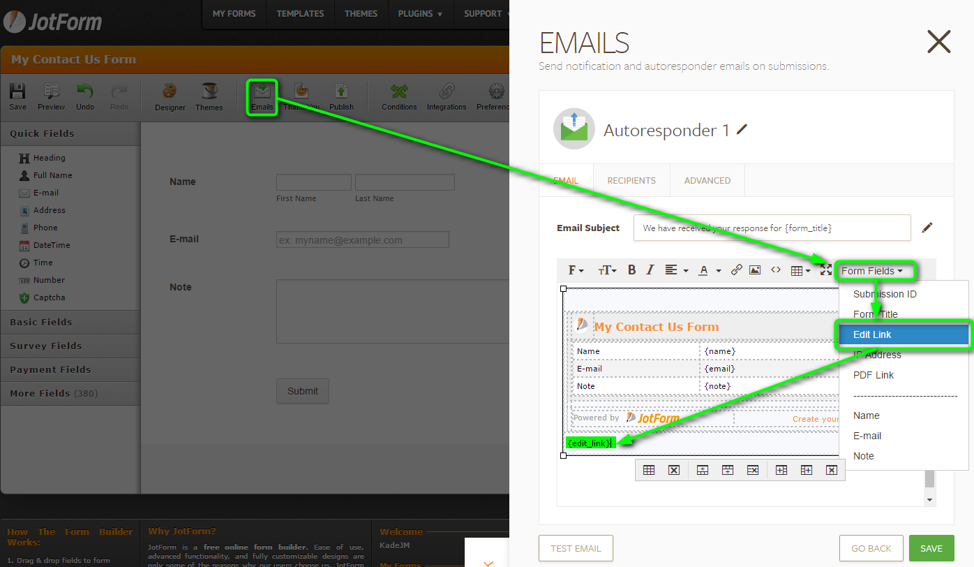 Can respondents edit their responses after the form has been submitted?  Image 1 Screenshot 20