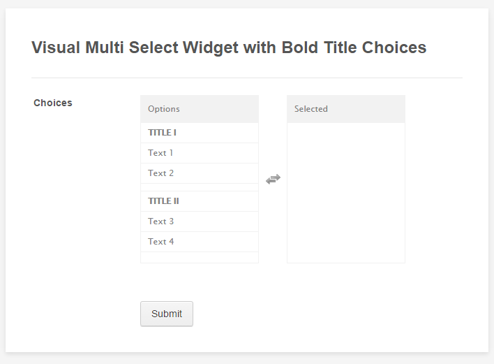Format Visual Multi Selected widget with CSS Image 1 Screenshot 20