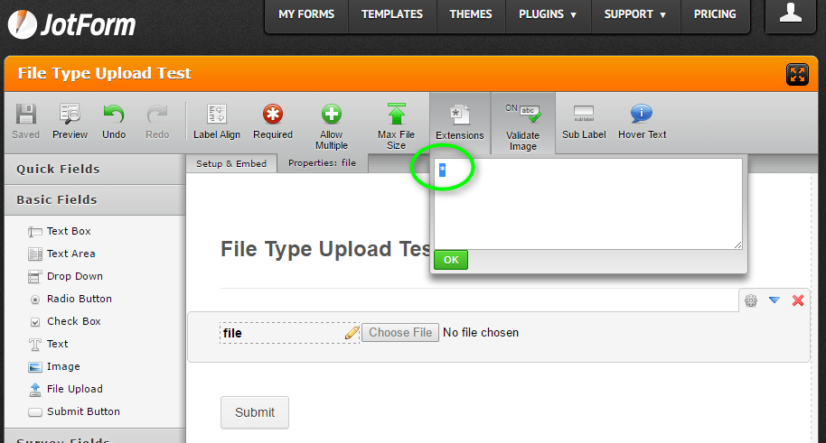 Upload Form does not work any more   wrong file type / extension ? Image 1 Screenshot 0