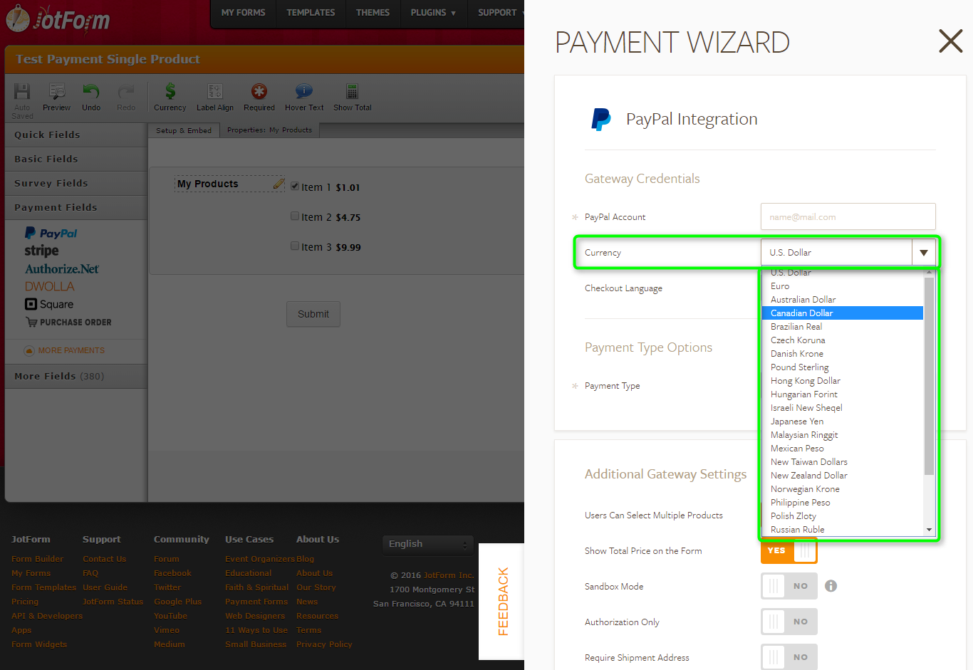 How can I get the currency value from a textbox into the stripe payment integration? Image 1 Screenshot 20