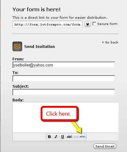 How can I send my jotform via email? Image 5 Screenshot 124