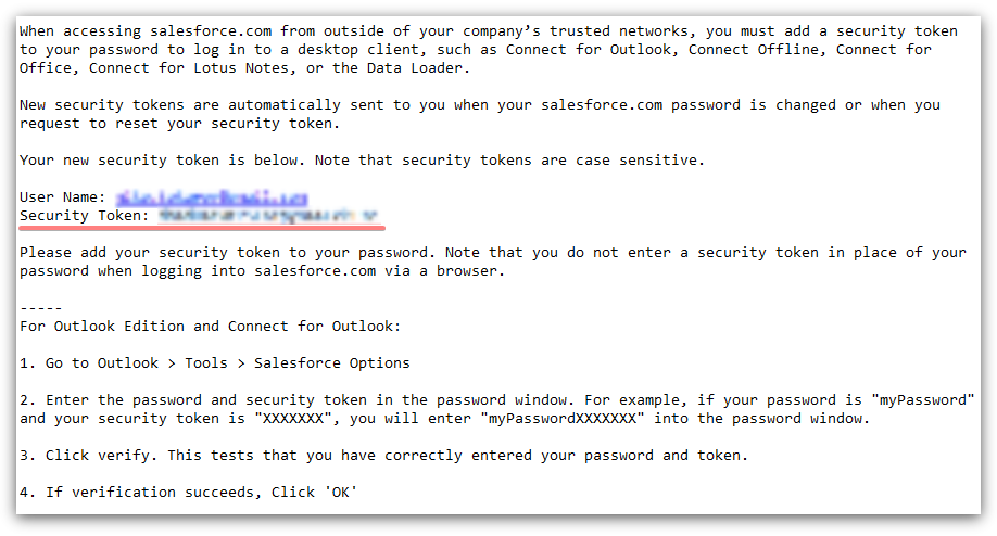 Getting Salesforce Security Token Image 1 Screenshot 20