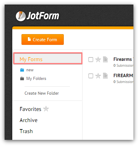 Cannot access forms under My Forms page Image 1 Screenshot 20