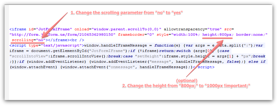 Fixing iFrame height our uploads form Image 1 Screenshot 30