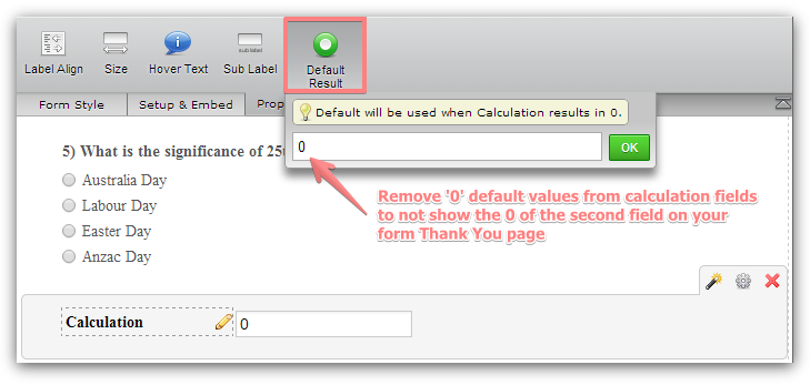 How to show different calculation values on a form Thank You page Image 2 Screenshot 41
