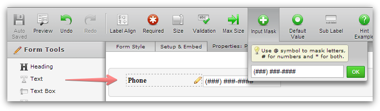 Label element for input fields? Image 2 Screenshot 41