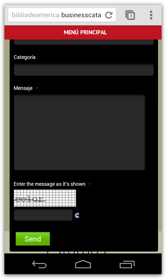 I cant make the forms with captcha work in iphone/iPad Image 1 Screenshot 30