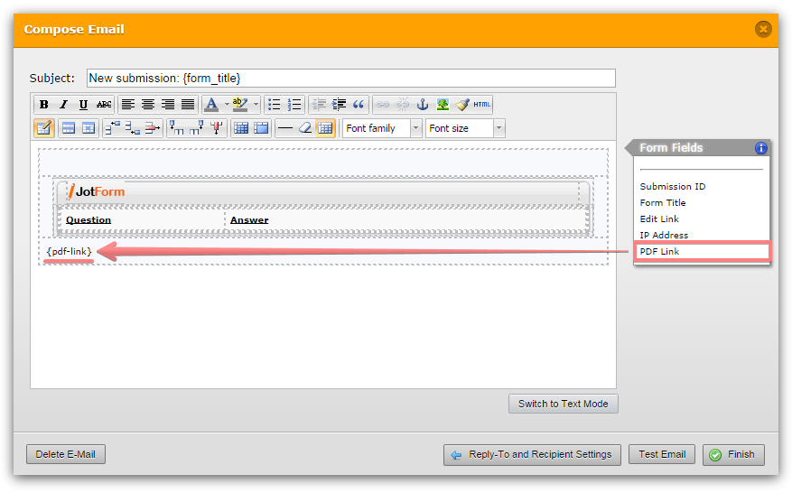 How to show form headers and text data on submissions page and PDFs Image 2 Screenshot 41