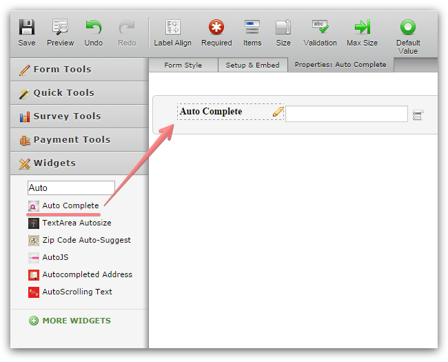 How to navigate a drop down on iPhone