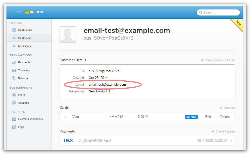 How to pass custom email account to Stripe payment Image 3 Screenshot 62