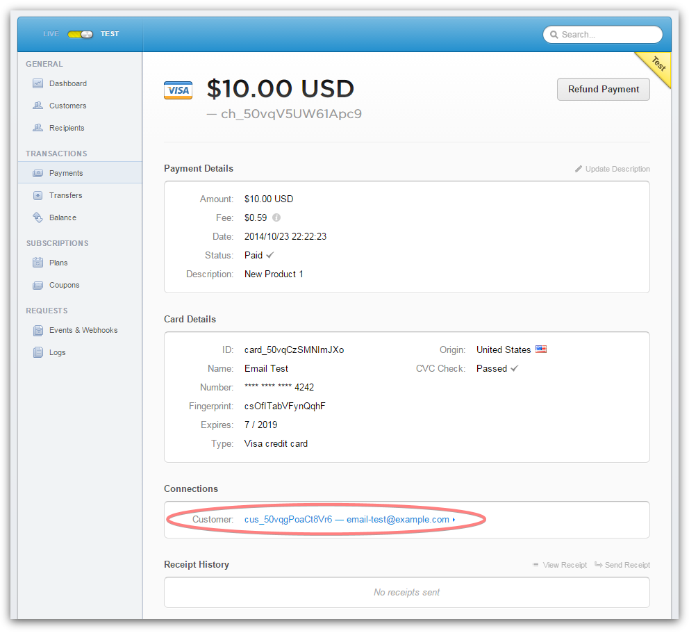 How to pass custom email account to Stripe payment Image 2 Screenshot 51
