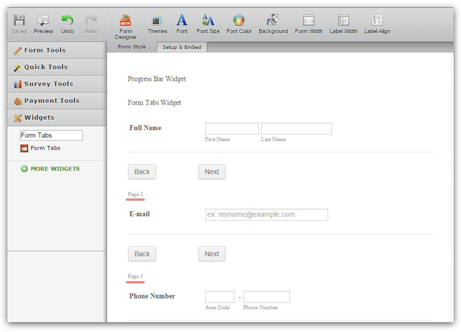 How to add pagination options to multi page forms Image 1 Screenshot 20