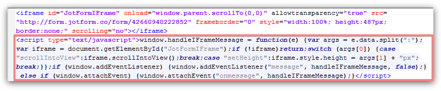 Form iFrame height is not stable in Firefox Image 1 Screenshot 20