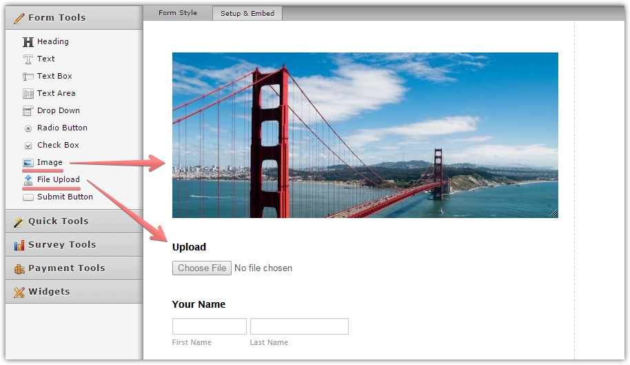 Can you add photos into a job application form?  Image 1 Screenshot 20