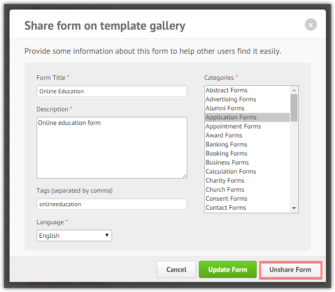 How do I delete a Form Template I published? Image 2 Screenshot 41