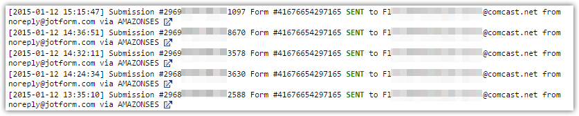 Some Forms are not being emailed to us Image 1 Screenshot 20