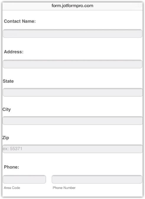 Labels are cut off on the left when form is access using mobile device Image 1 Screenshot 20