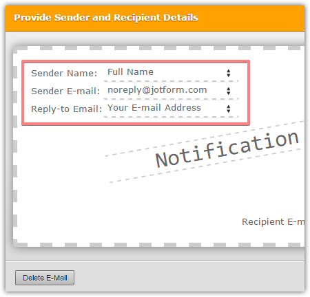 Configuring sender and reply to fields on Email Notification Image 1 Screenshot 20