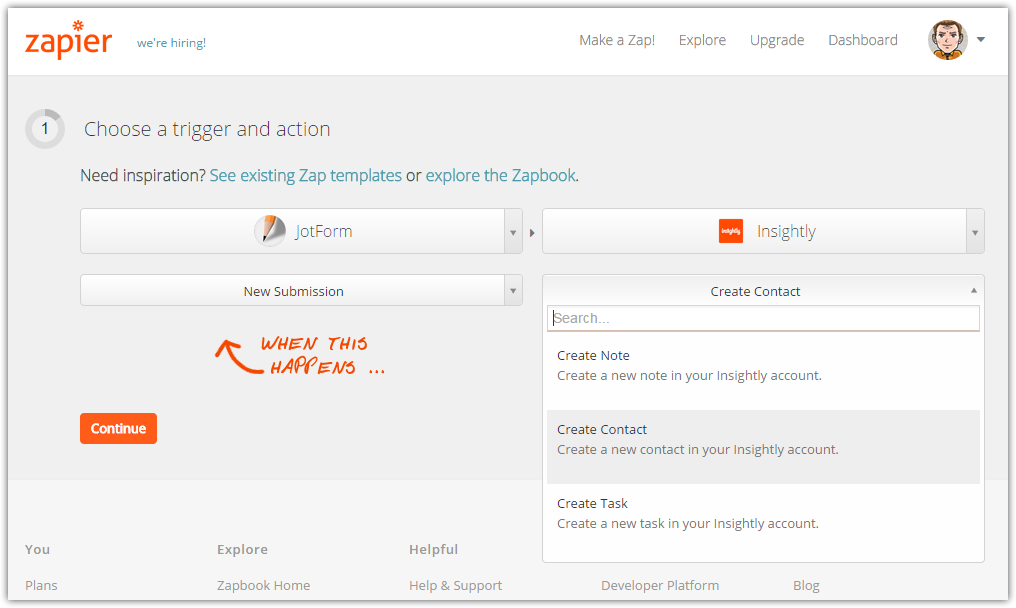 JotForm to Insightly CRM Integration Image 1 Screenshot 20