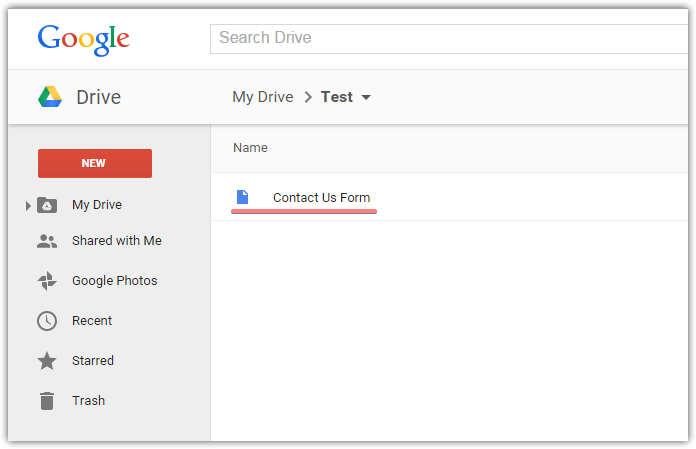 Not possible to create a form with a JotForm Google Drive App Image 2 Screenshot 51