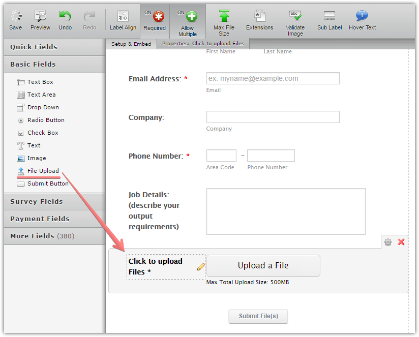 How to let users to attach files with their submissions Image 1 Screenshot 20