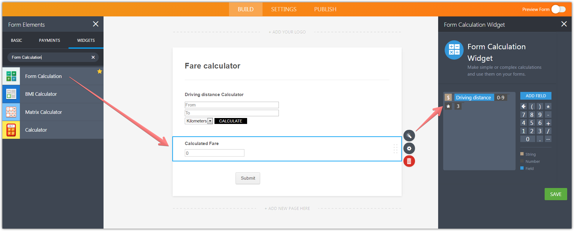 Calculating fare based on a driving distance using webform Image 2 Screenshot 41