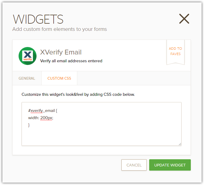 Customize XVerify widget with CSS Image 2 Screenshot 41