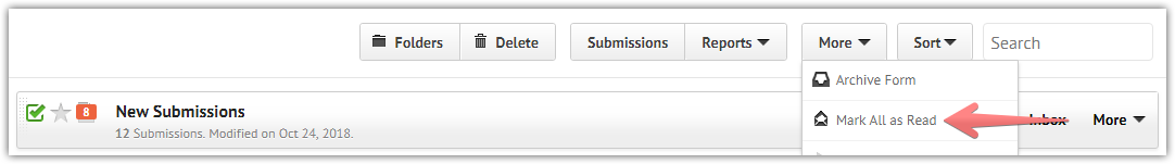 Why does it show that there are new Submissions on some of my forms, even though Ive viewed (or downloaded) every single submission? Image 1 Screenshot 20