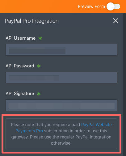 PayPal Pro Integration Error: This transaction cannot be processed Screenshot 30
