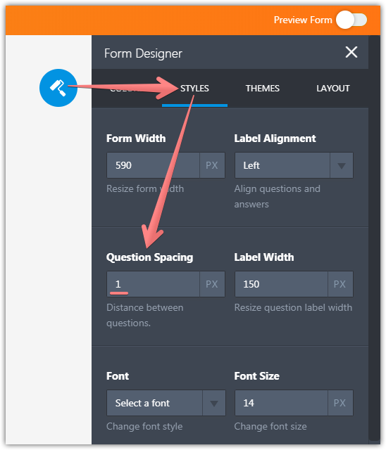 how-to-remove-large-gaps-in-between-the-fields