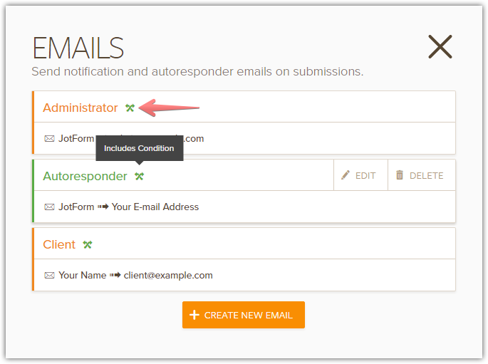Conditional emails should be indicated in emails list Image 1 Screenshot 20
