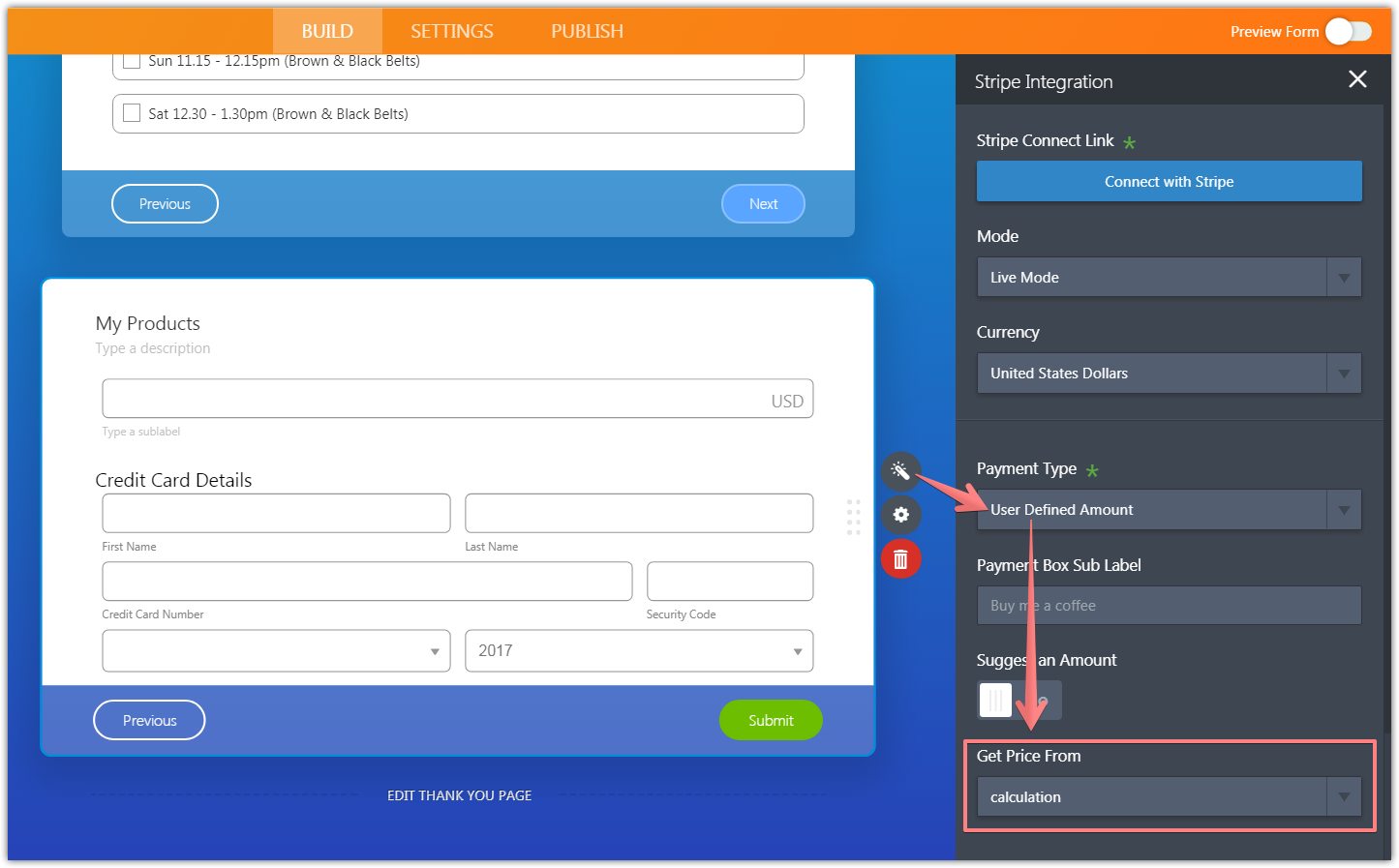 How to create separate one off payments based on user selection? Image 4 Screenshot 83