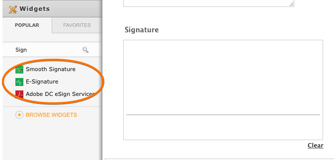 Is there a signature field I can insert? Image 1 Screenshot 20