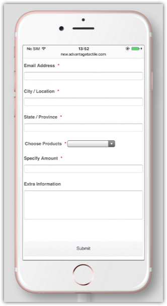 My forms are not mobile responsive in website when viewed in iPhone? Image 2 Screenshot 41