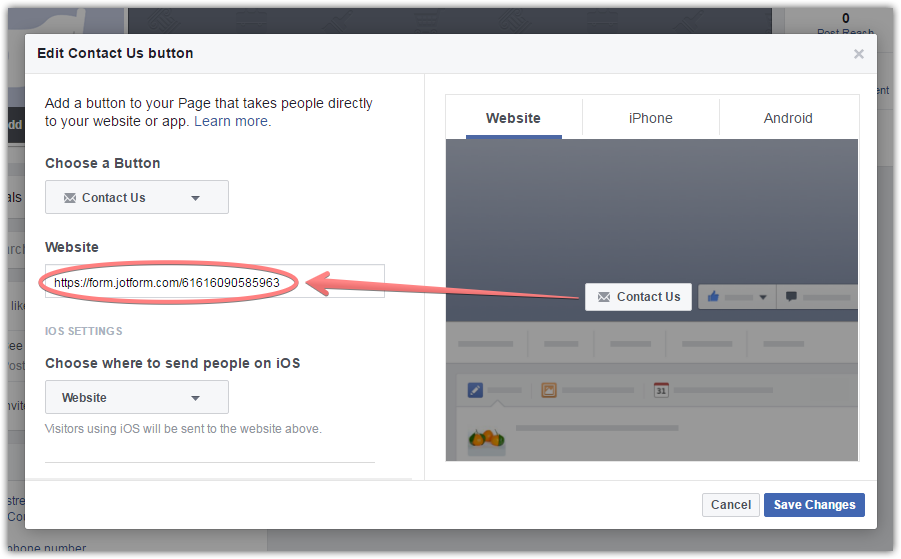 How come mobile users cannot access form on Facebook page? Image 1 Screenshot 40