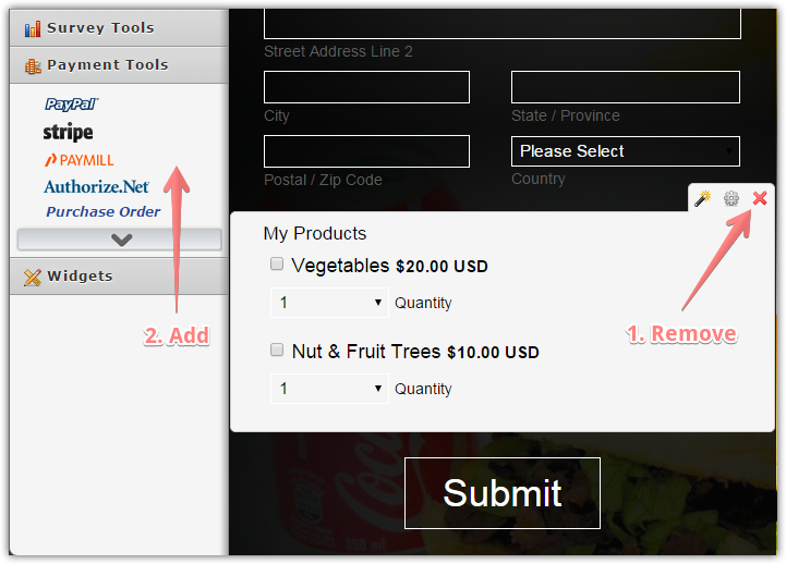 How to change payment tool on form Image 1 Screenshot 20