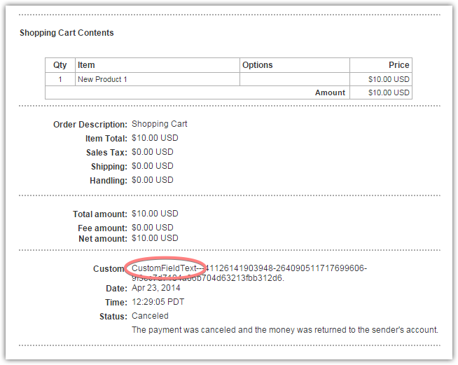 How can I uniquely identify PayPal product fields for our Accounts Receivable department? Image 3 Screenshot 62