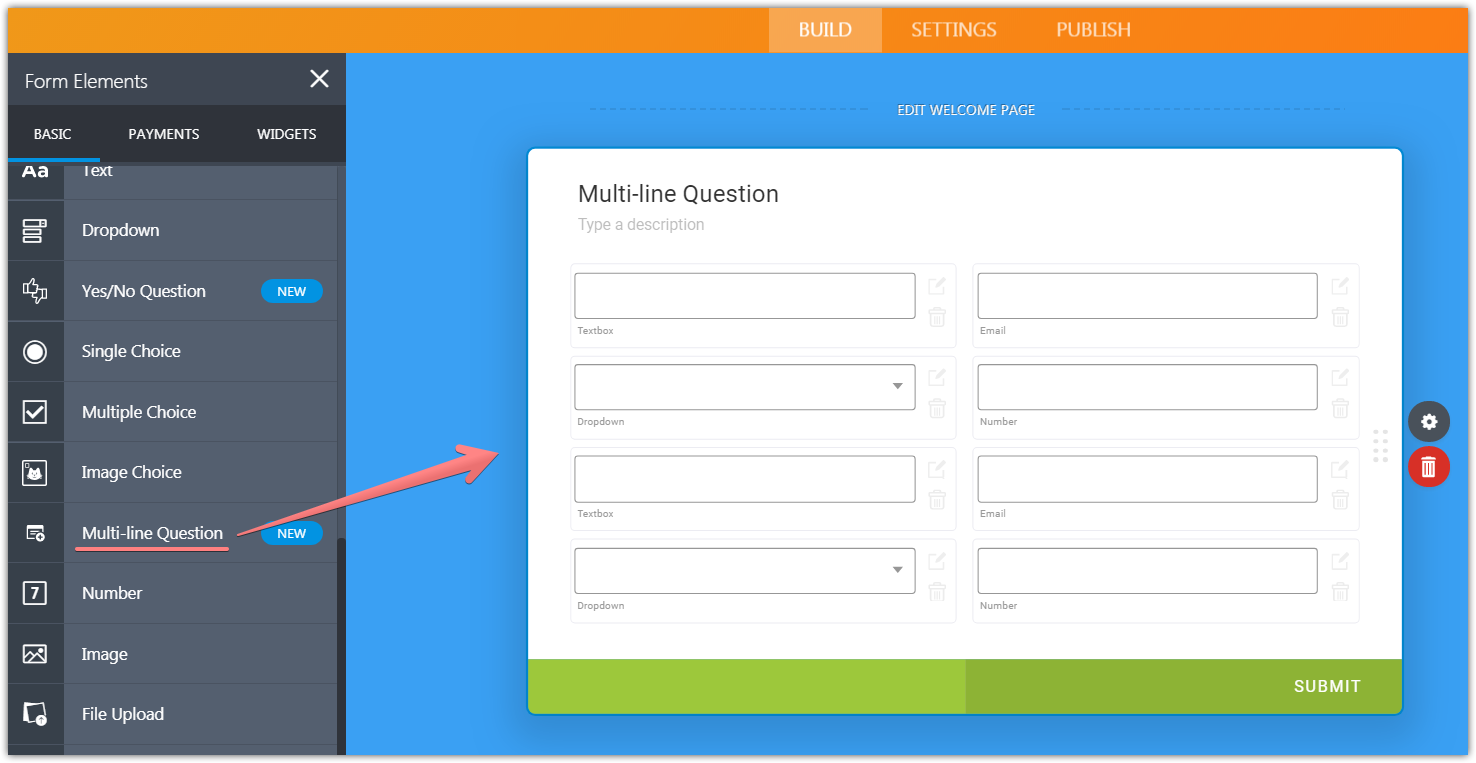 Jotform Cards: Request to be able to place separate questions on the same card Image 1 Screenshot 20