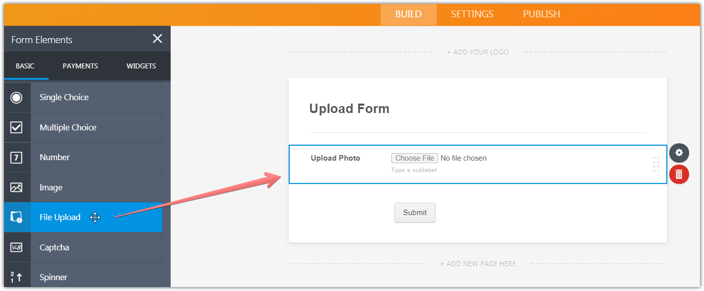 How to allow users to take pictures and upload them Image 1 Screenshot 30